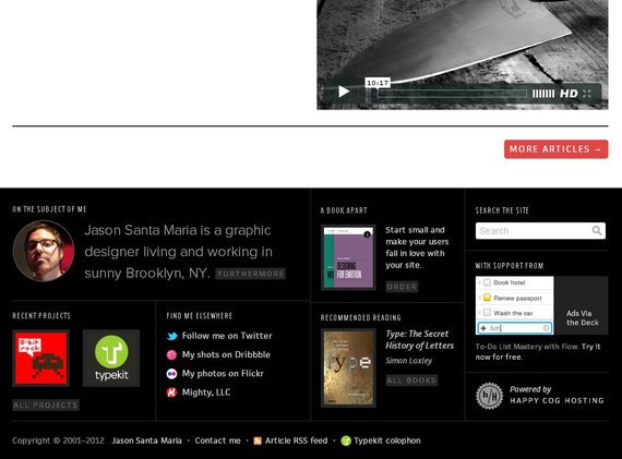 footer design inspiration Jason Santa Maria