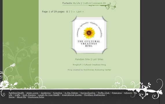 footer design inspiration Dandelionpath