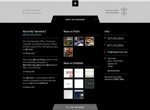 footer design inspiration Seesparkbox