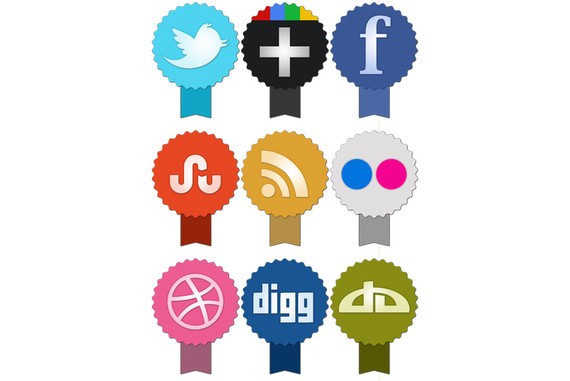 Freebie: Set of social icons