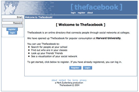 கணினி-இணைய -செய்திகள்/தகவல்கள் Thefacebook-first-website1