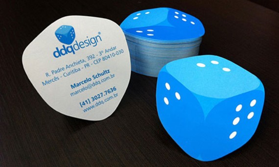 creative minimal business card design inspiration DDQ Design Business Card