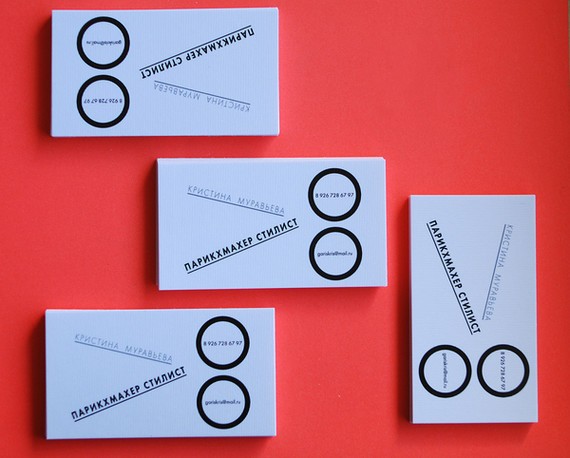 creative minimal business card design inspiration