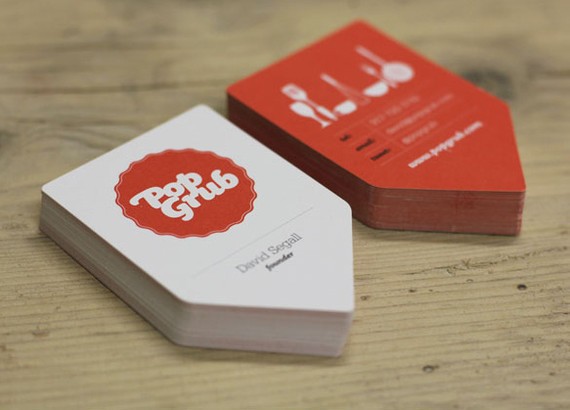 creative minimal business card design inspiration Pop Grub