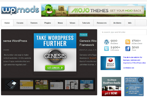 WordPress Mods