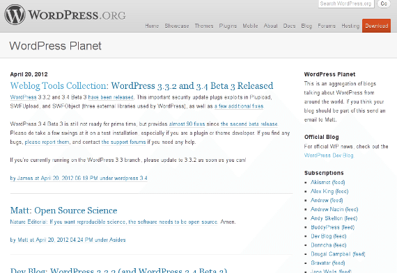 WordPress Planet