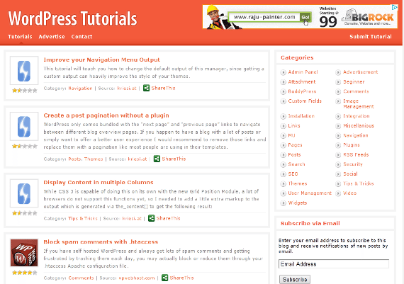 WordPress Tutorials