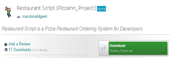 26-Restaurant Script (PizzaInn_Project)