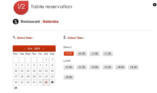 6-JS Restaurant table reservation plugin