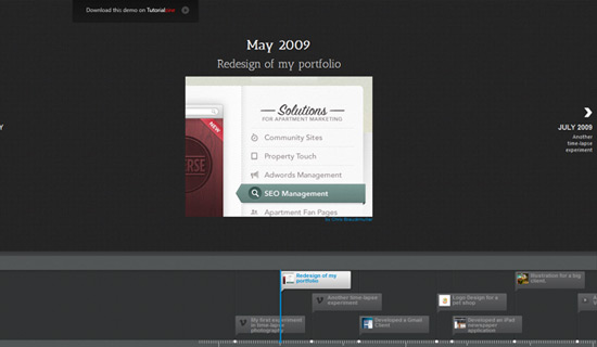 Timeline-css3-text-effect-tutorials
