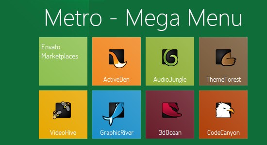 Metro-jquery-css-navigation