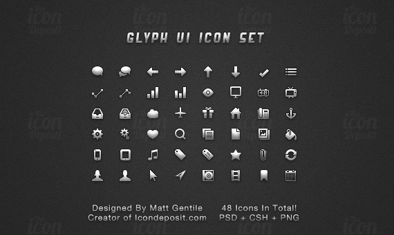 Glyph-ui-free-minimal-clean-icons