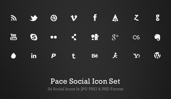 Pace-social-free-minimal-clean-icons