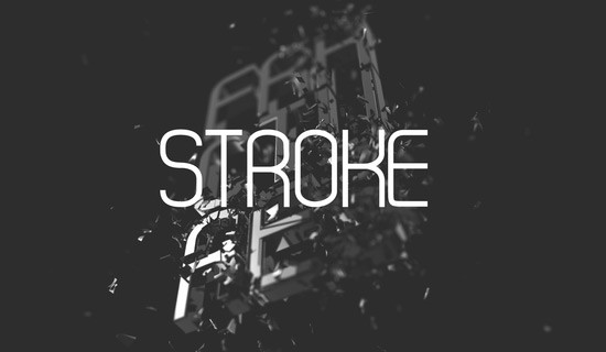 Stroke free fonts 2015