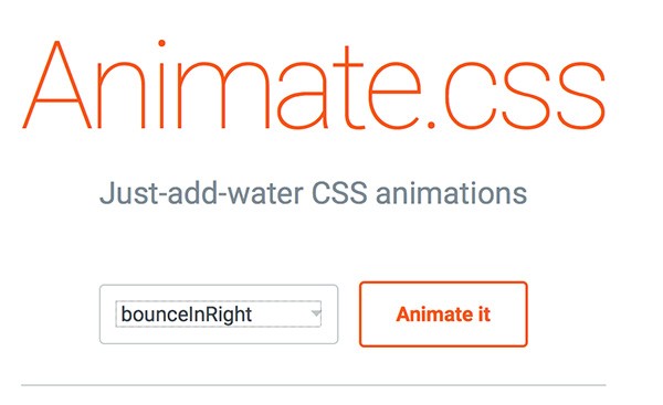 CSS Effects - Animate_css