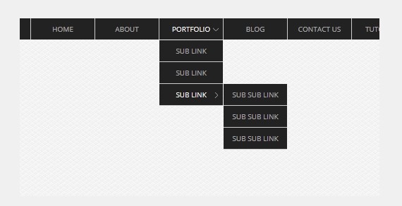 CSS3 Dropdown Menu