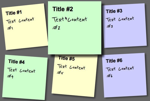 Create a Sticky Note Effect with CSS3 and HTML5