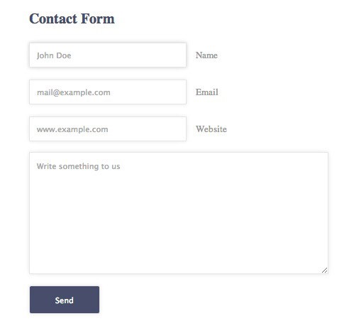 Html Email Form Without Php