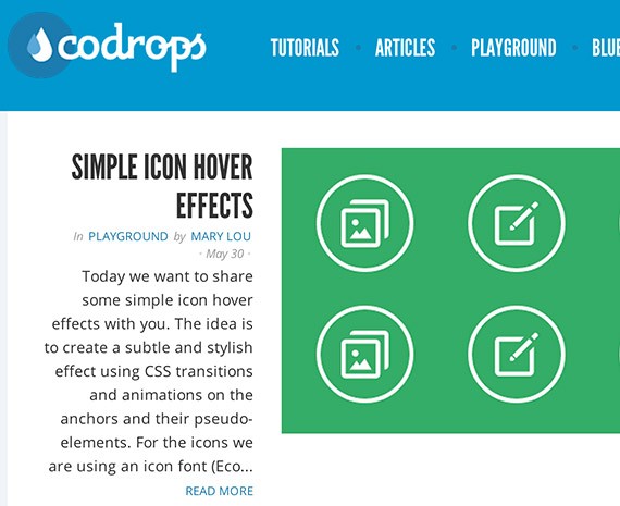 Codrops web design blog top blogs follow