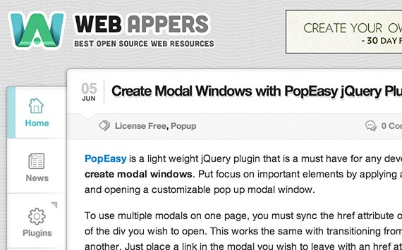 Webappers web design blog top blogs follow