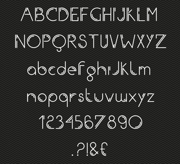 free modern font typeface family 129