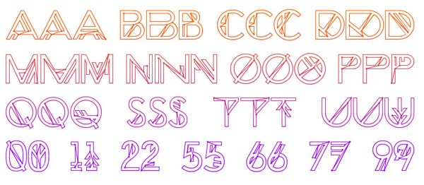 free modern font typeface family 47