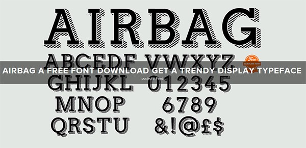free modern font typeface family 7