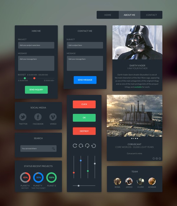 free-flat-UI-kit-30