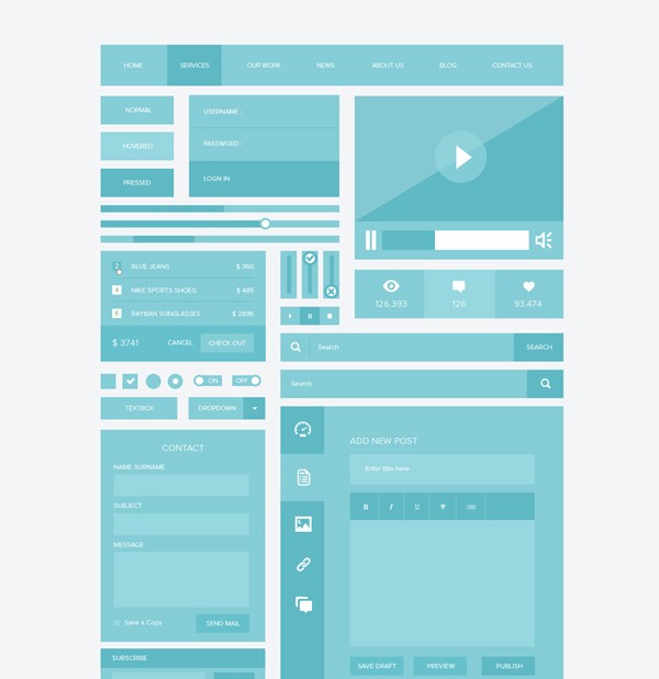 free-flat-UI-kit-46