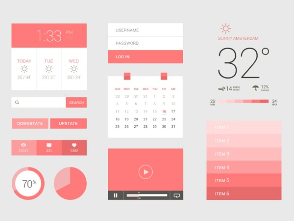 free-flat-UI-kit-8