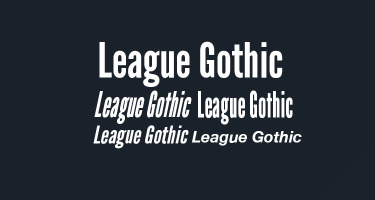 league gothic
