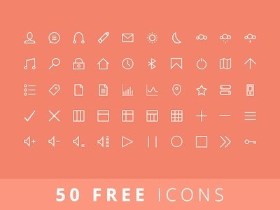 50 FREE Icons