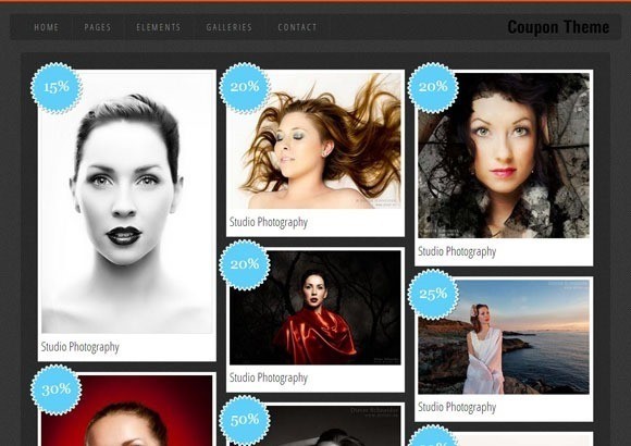 free responive web template html css Coupon