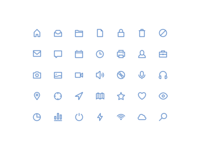 Freebies stroke icons