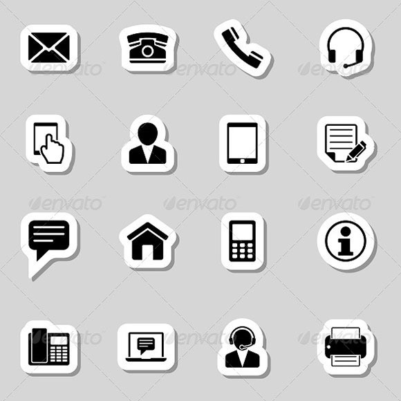 Contact Icons Set