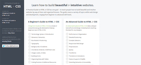 Guide to HTML and CSS
