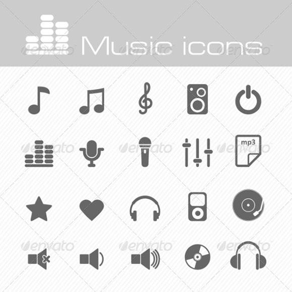 Music Icons Set