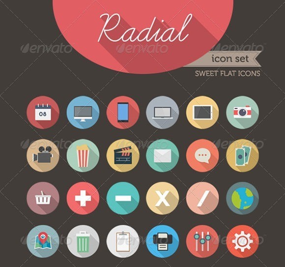 Radial Icon Set