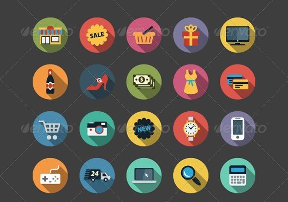 Shopping Flat Icons