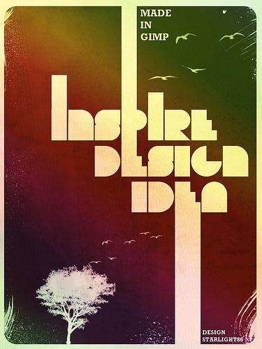 Cool Typography Design Poster