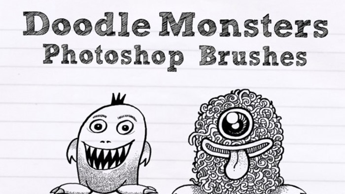Doodle Monsters Brushes