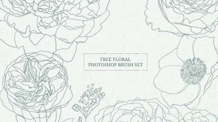 Free Floral Brush Set