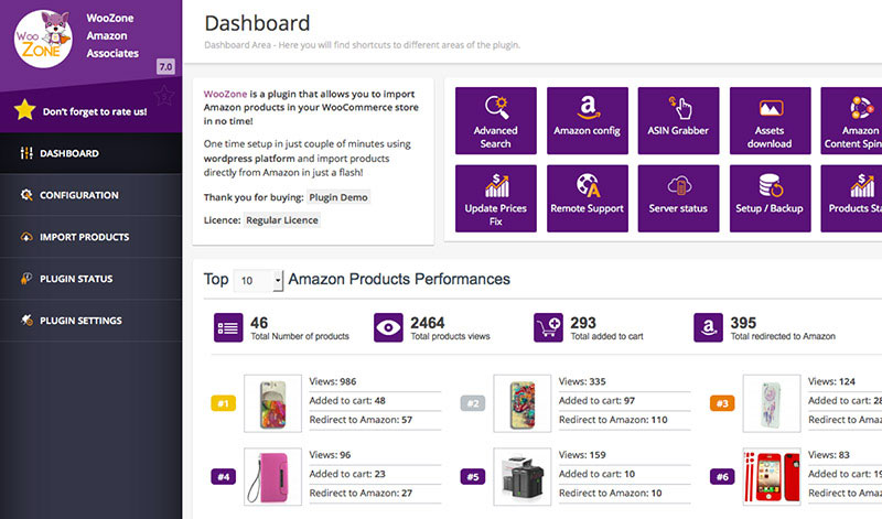 Keep track of Amazon products you promote and analyze your conversion rates.