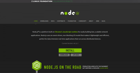 quick node express web layout