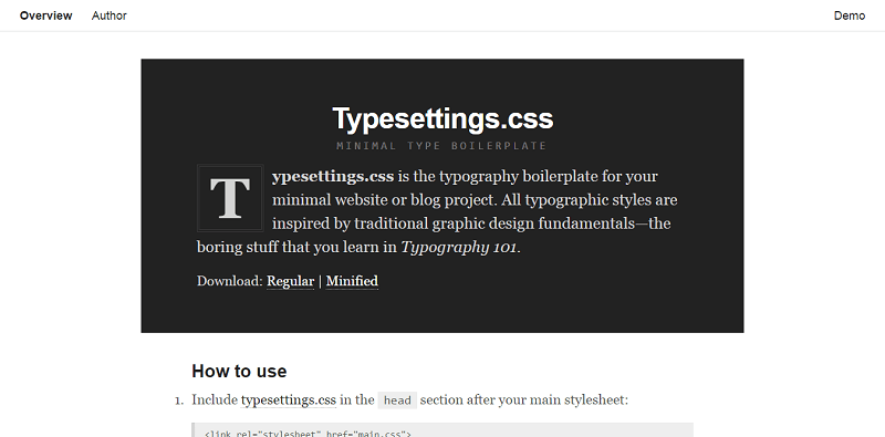 typesettings