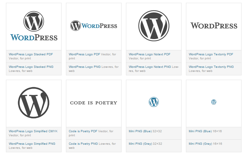 Integrate the WordPress logo into your project properly through its guideline