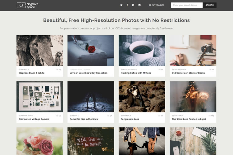 NegativeSpace provides stunning high-quality stock photos for free.