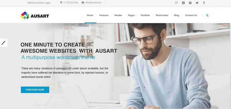 2015_03_09_10_16_51_Ausart_Multipurpose_Business_WordPress_Theme_Just_another_WordPress_site