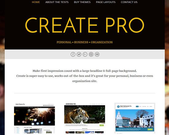 create-best-free-wordpress-theme