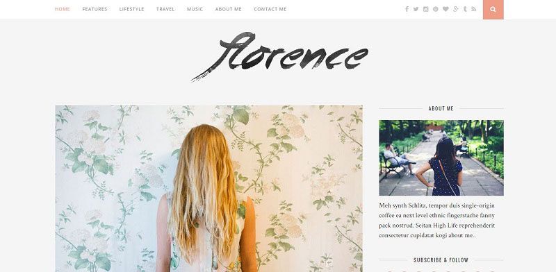 florence wordpress theme